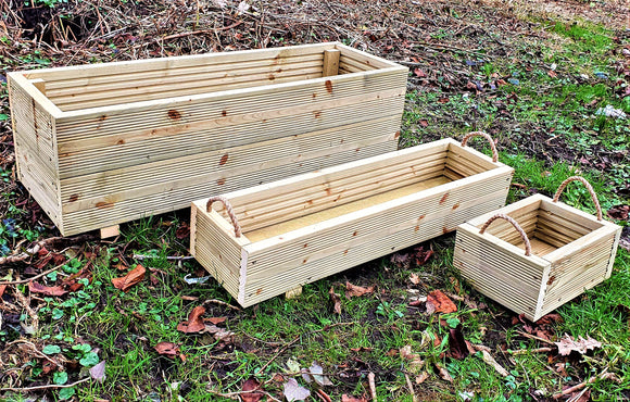 Decking Planters - Handmade For Your Garden