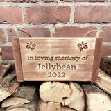 Hand Made Wooden Planters Personalised With Names/Dates For Gifts Weddings Etc